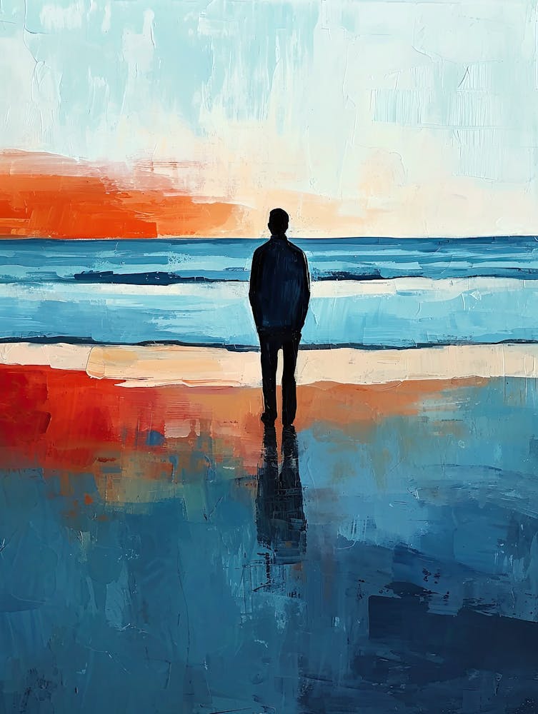 Sunset On The Beach, Minimalism