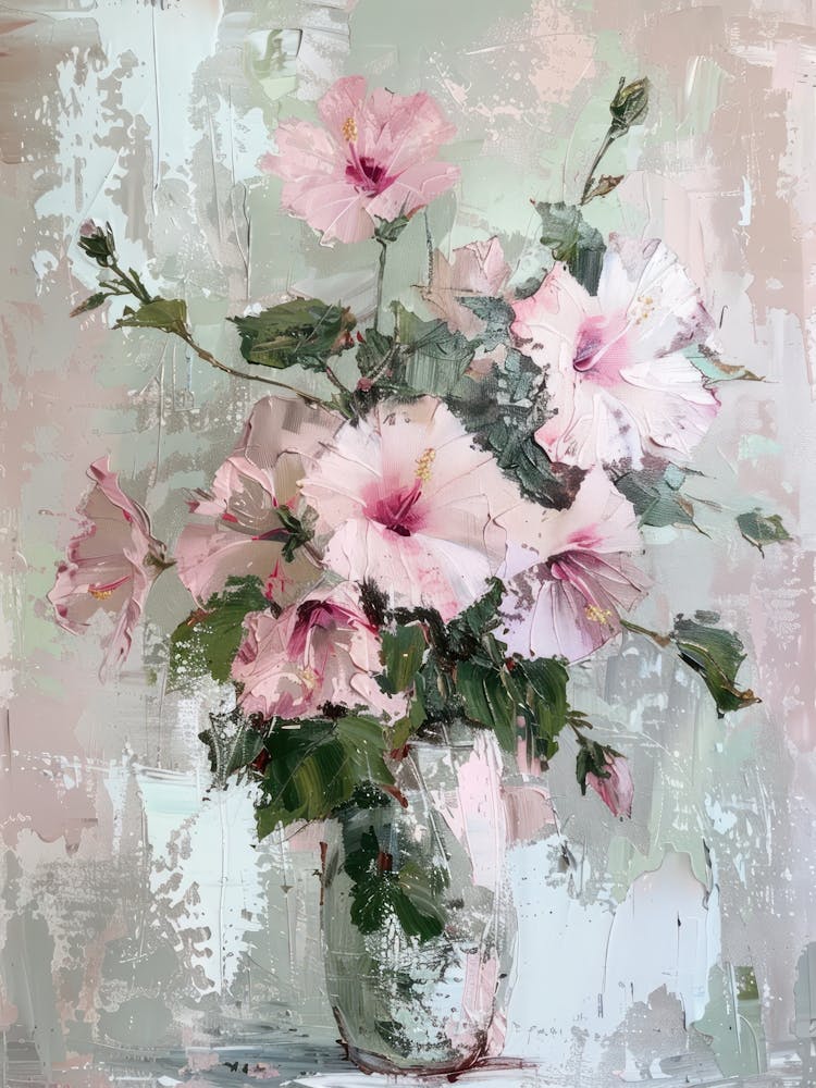 A World Of Flowers Hibiscus 2 Painting