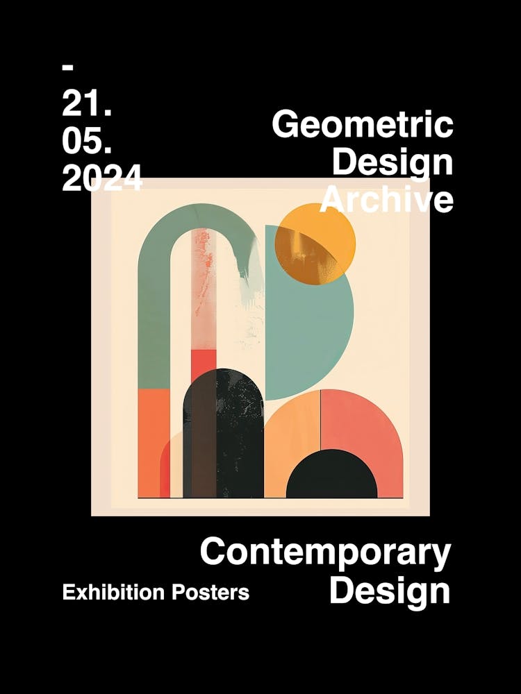 Geometric Design Archive Poster 35