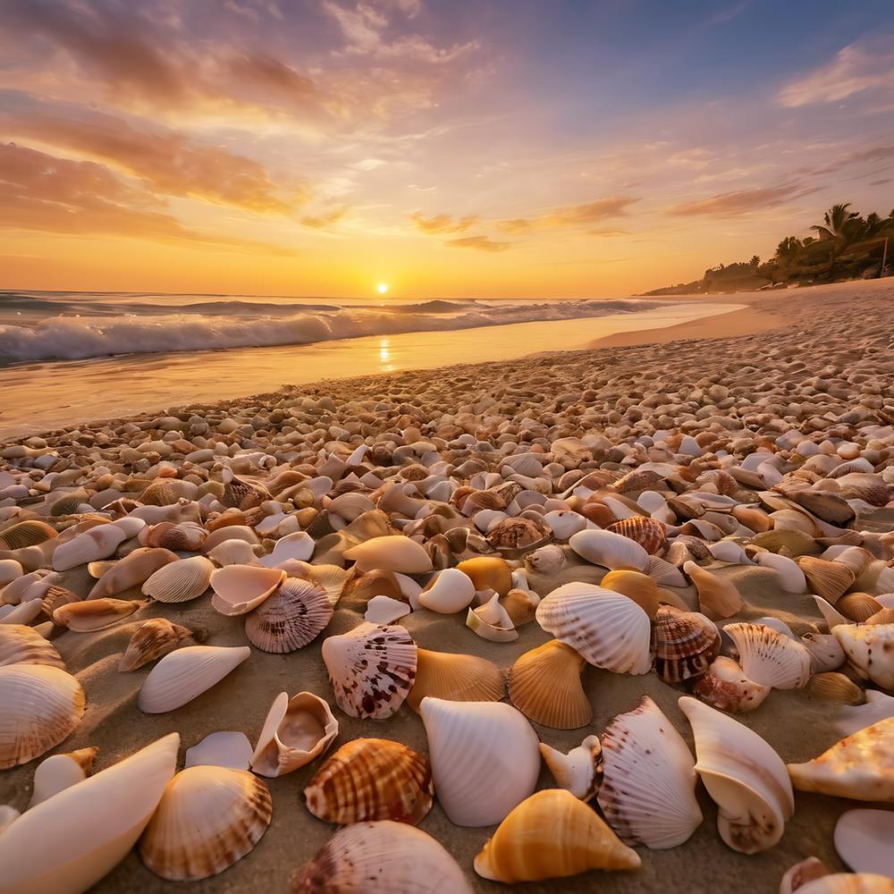 Seashells On The Beach
