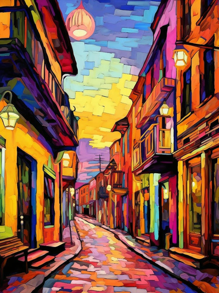 Tacoma Museum District Pointillism 5