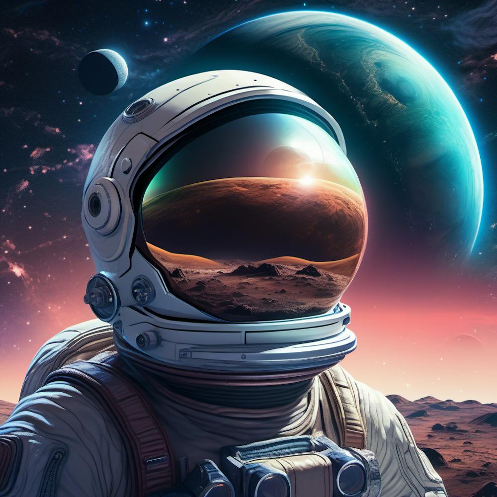 Astronaut In Space 2