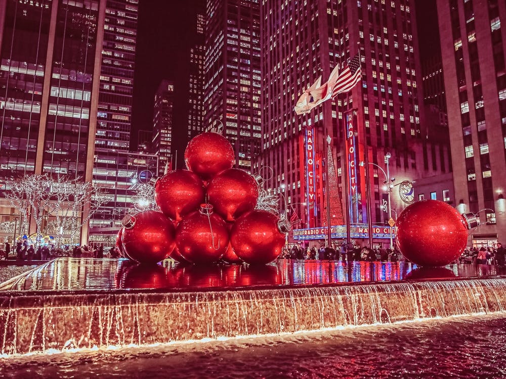 Christmas In Sixth Avenue, New York