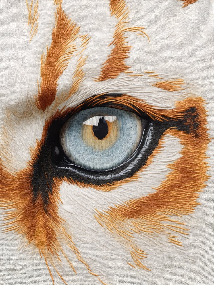 Auge einer Katze