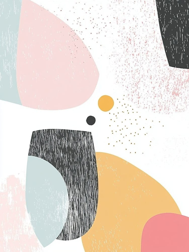 Abstract Shapes Canvas Print 1