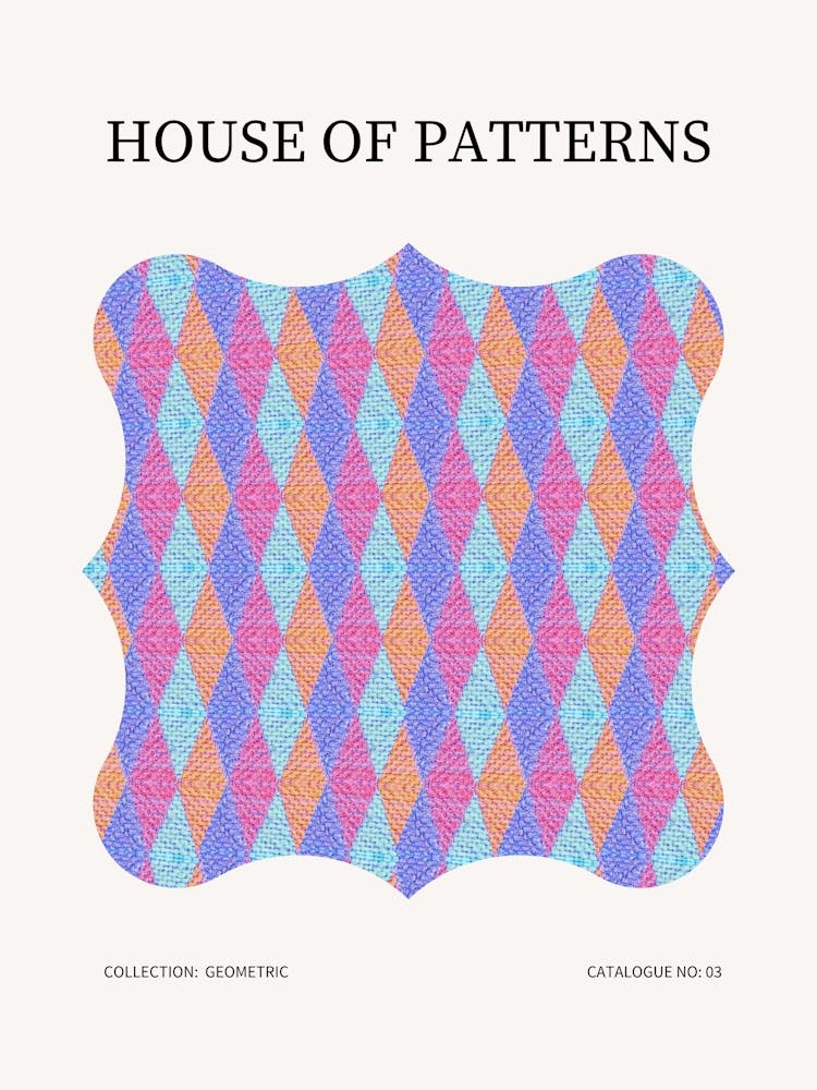 Geometric Pattern Poster 3