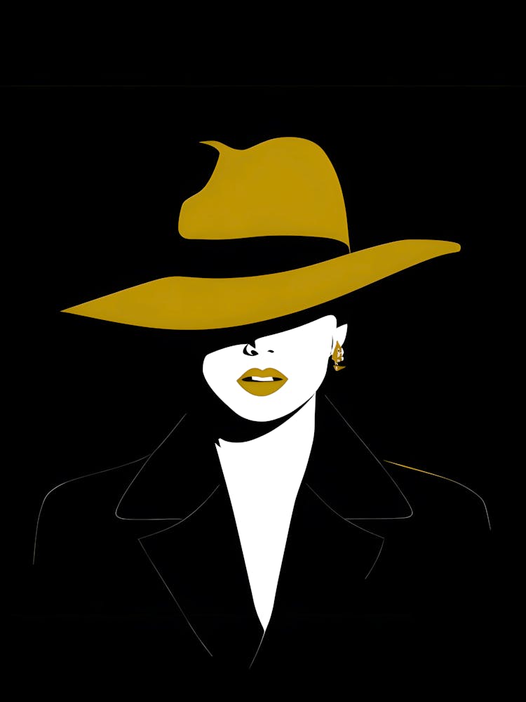 Woman In A Hat