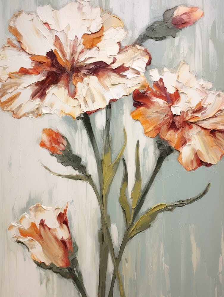 Fall Flower Painting Carnation 5