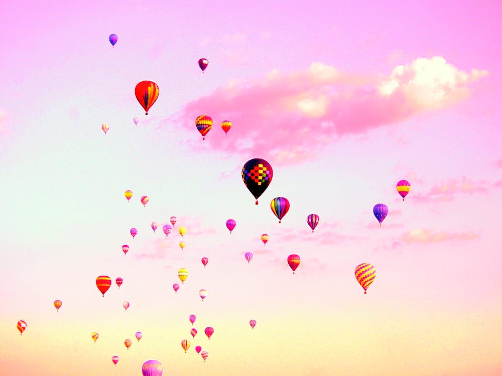 Air Balloon Festival - Pink Sky