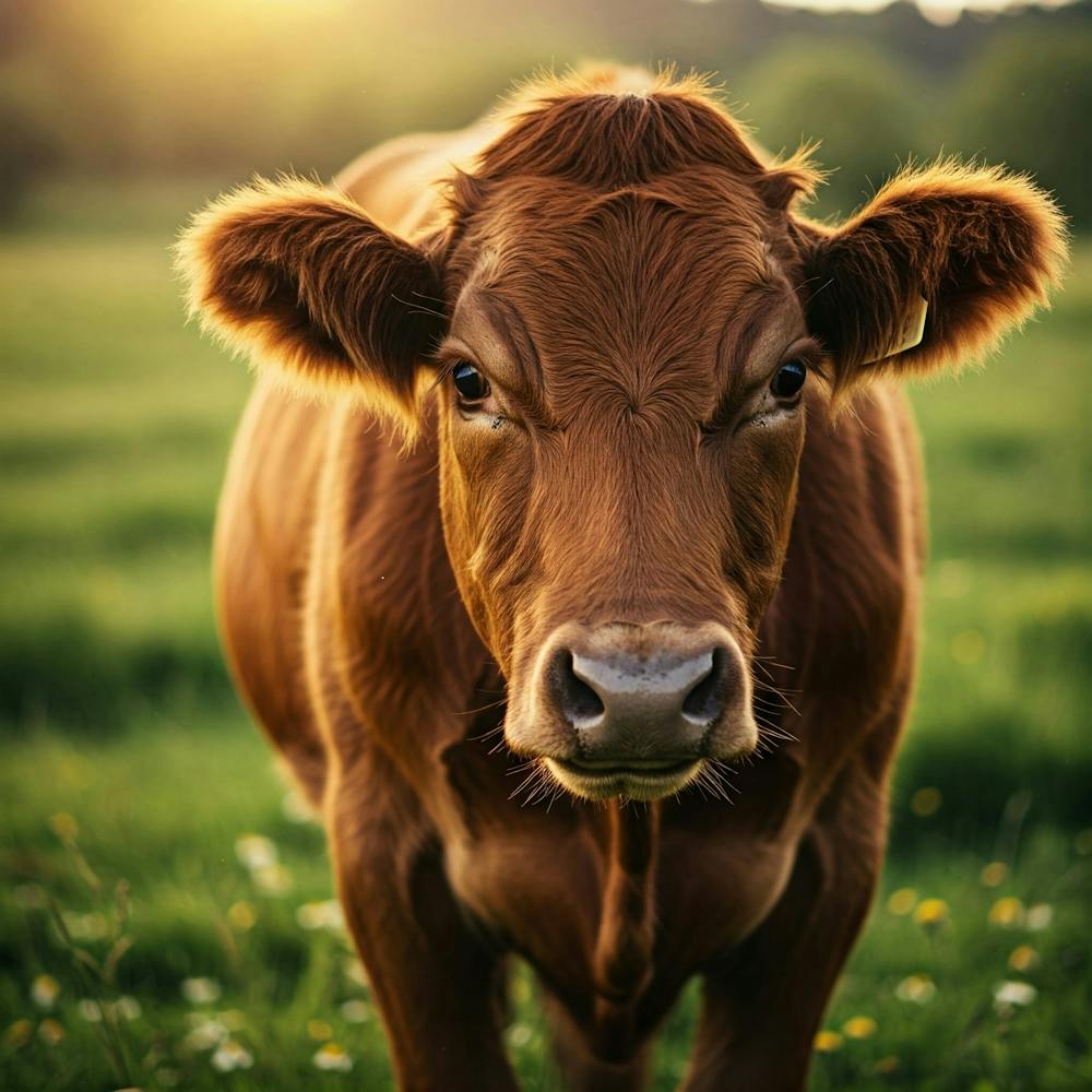 Kuh Auf Einem Feld 1