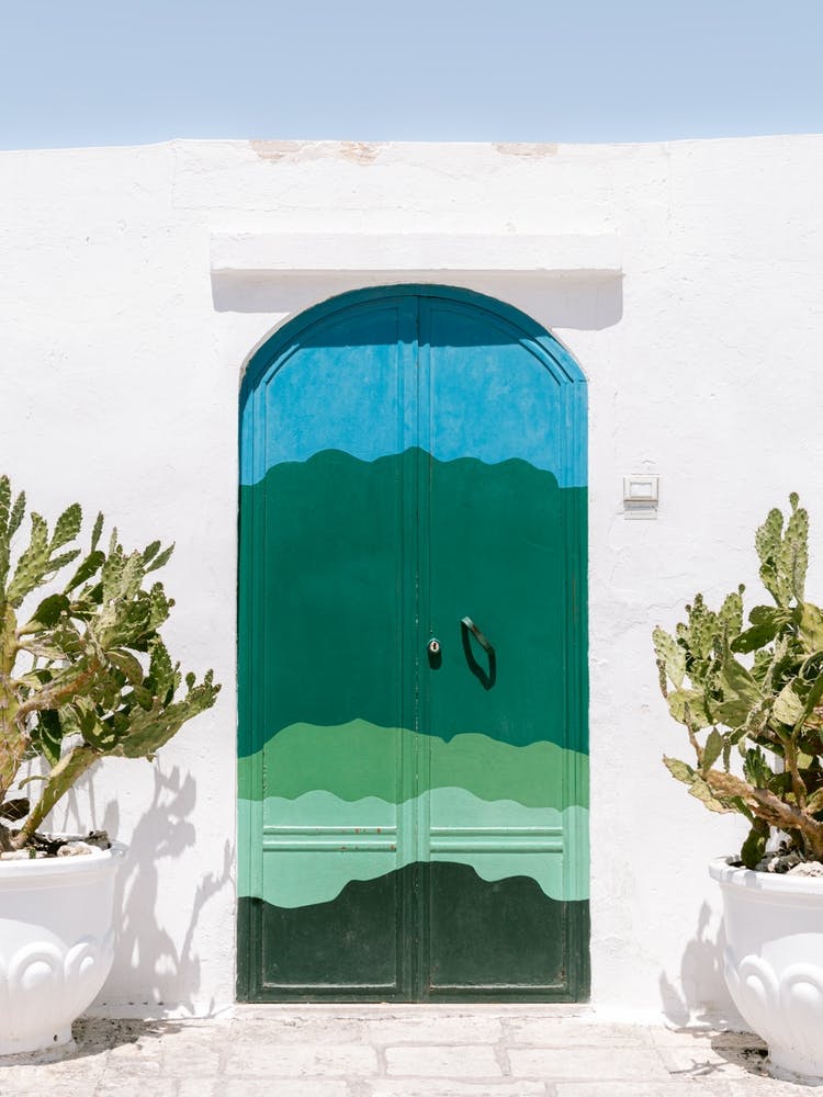 Vibrant Gate of Ostuni