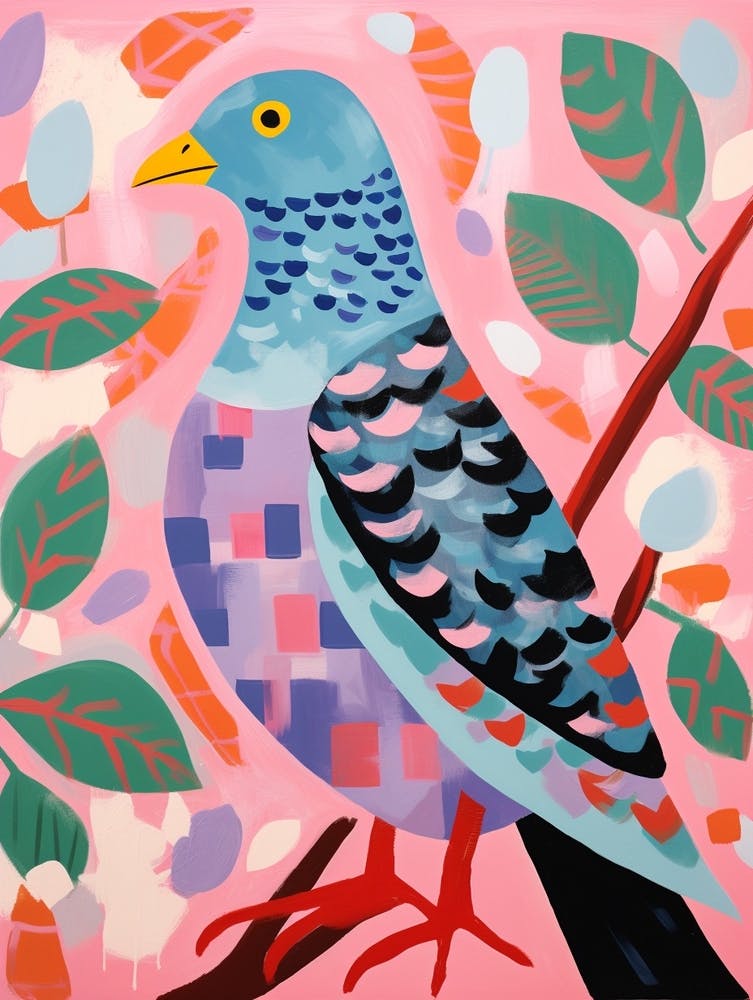 Pink Scandi Pigeon 4