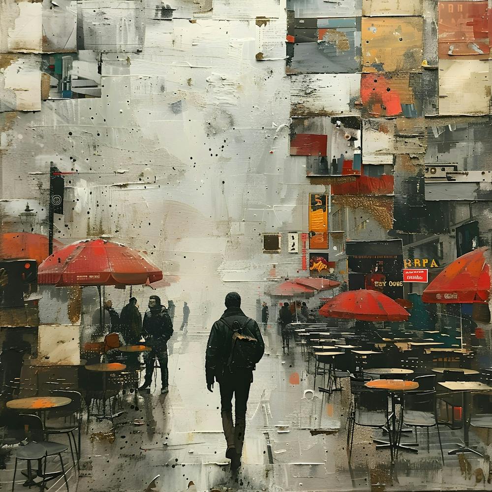 Jour de Pluie à Paris, Expressionnisme Abstrait, Minimalisme, et Néo-Dada