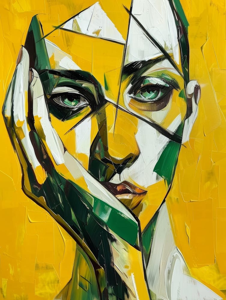 Abstract Portrait Of A Woman 102