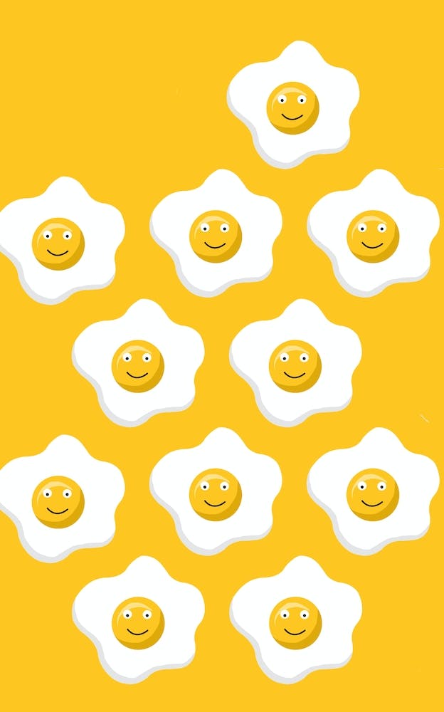 Yellow Smiley Eggs