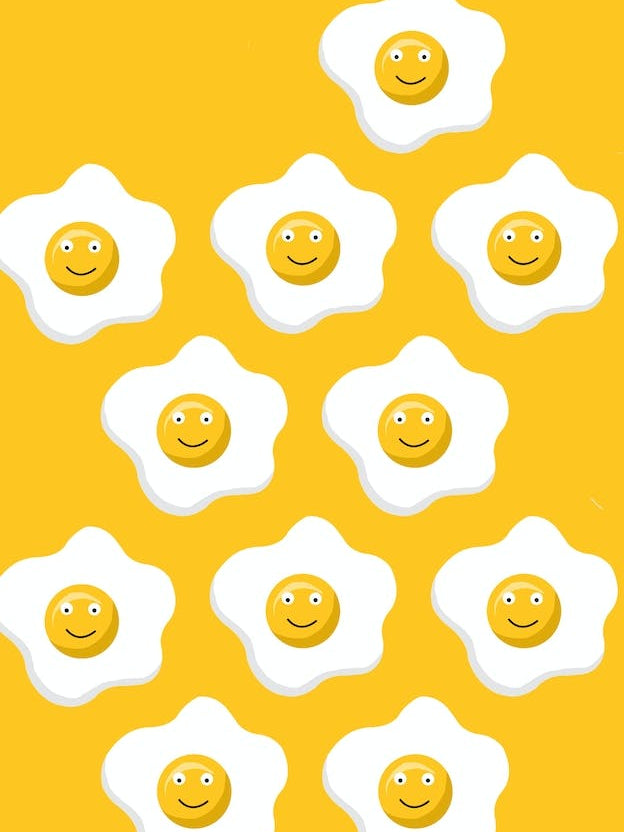 Yellow Smiley Eggs