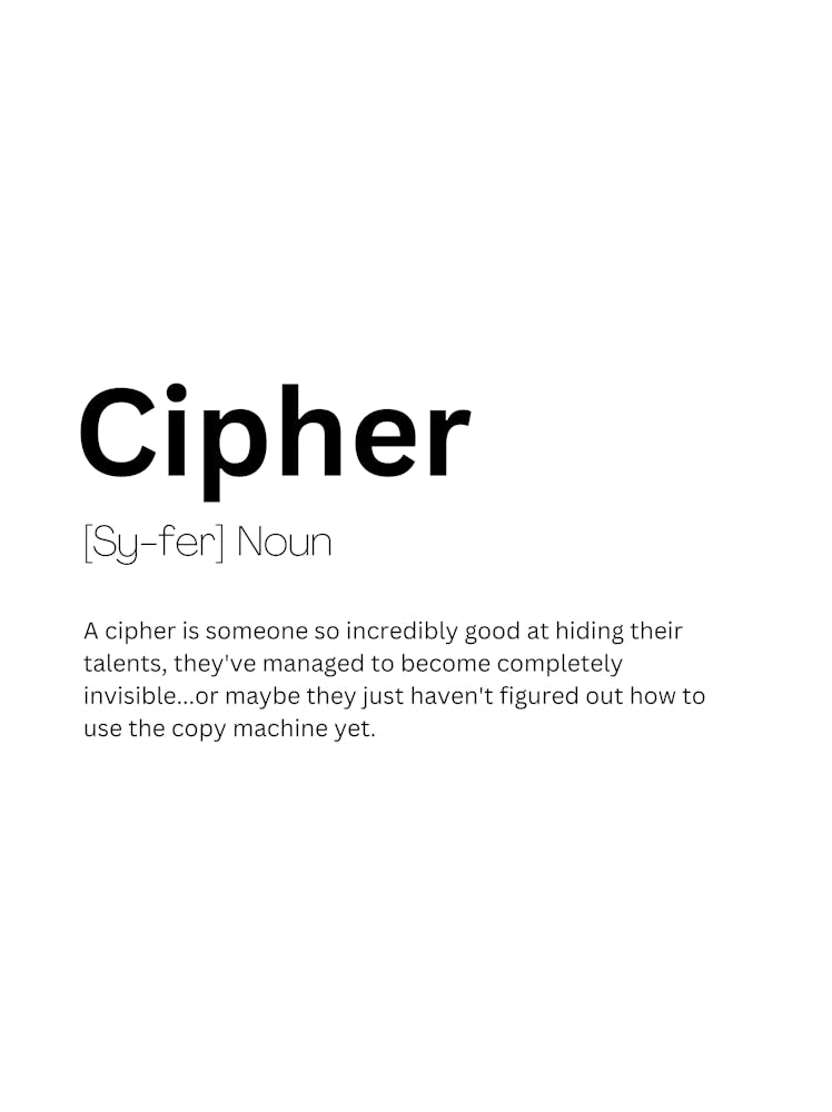 Cipher Definition Meaning