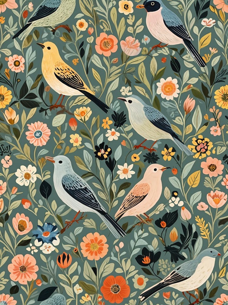 Birds In The Garden