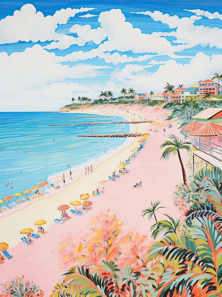 Cable Beach, Sydney, Australia, Matisse And Rousseau Style 3