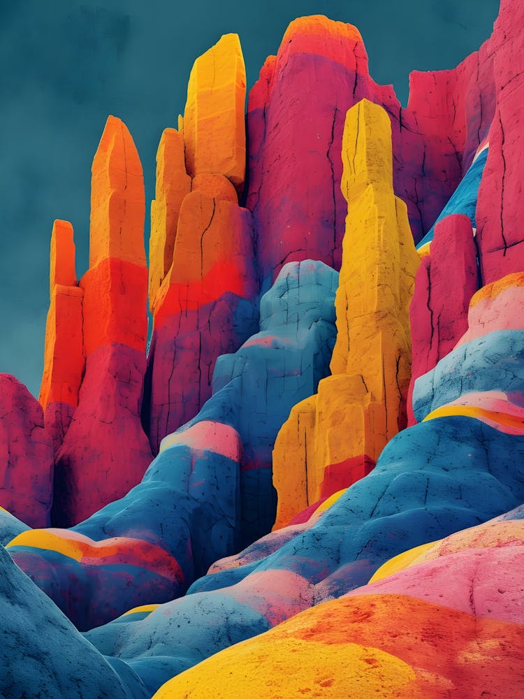 Colorful Rock Formations
