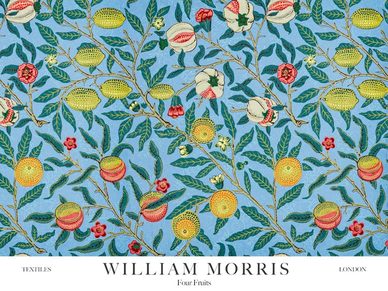 William Morris Prints Four Fruits Original Landscapes Landscape Botanical Vintage