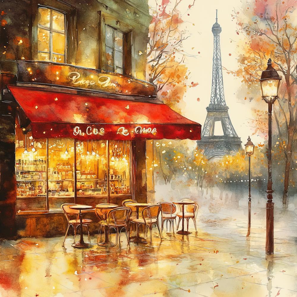 Romantic Paris Cafe 9