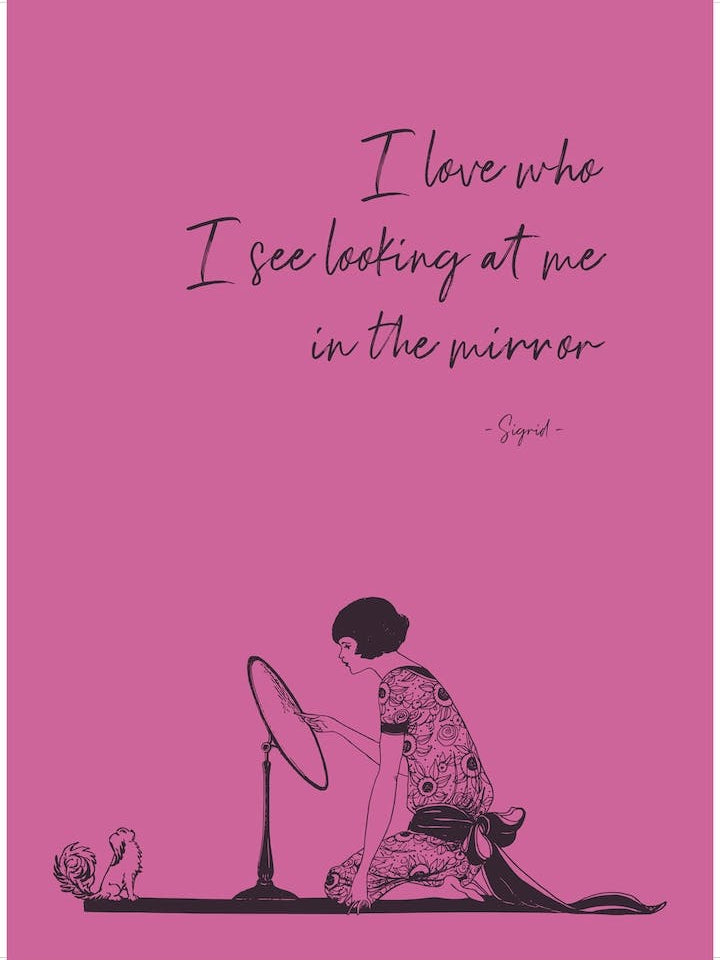 In The Mirror - Pink