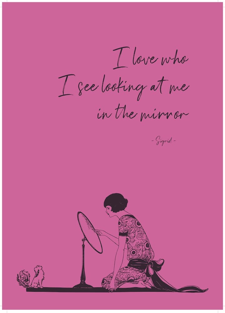 In The Mirror - Pink