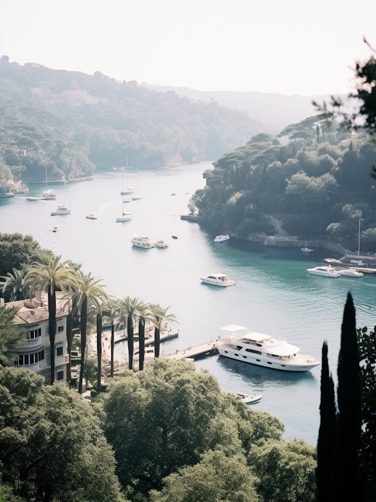 Portofino, Italy, Black And White Photography 4