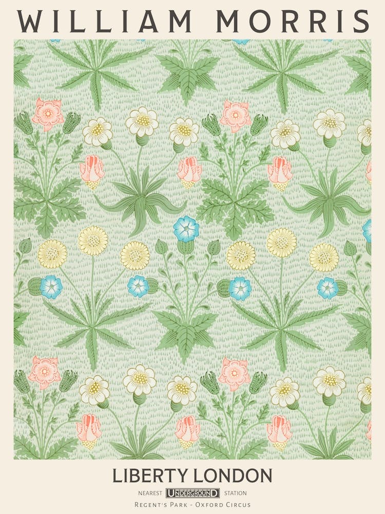 Liberty Print William Morris Daisy Flowers