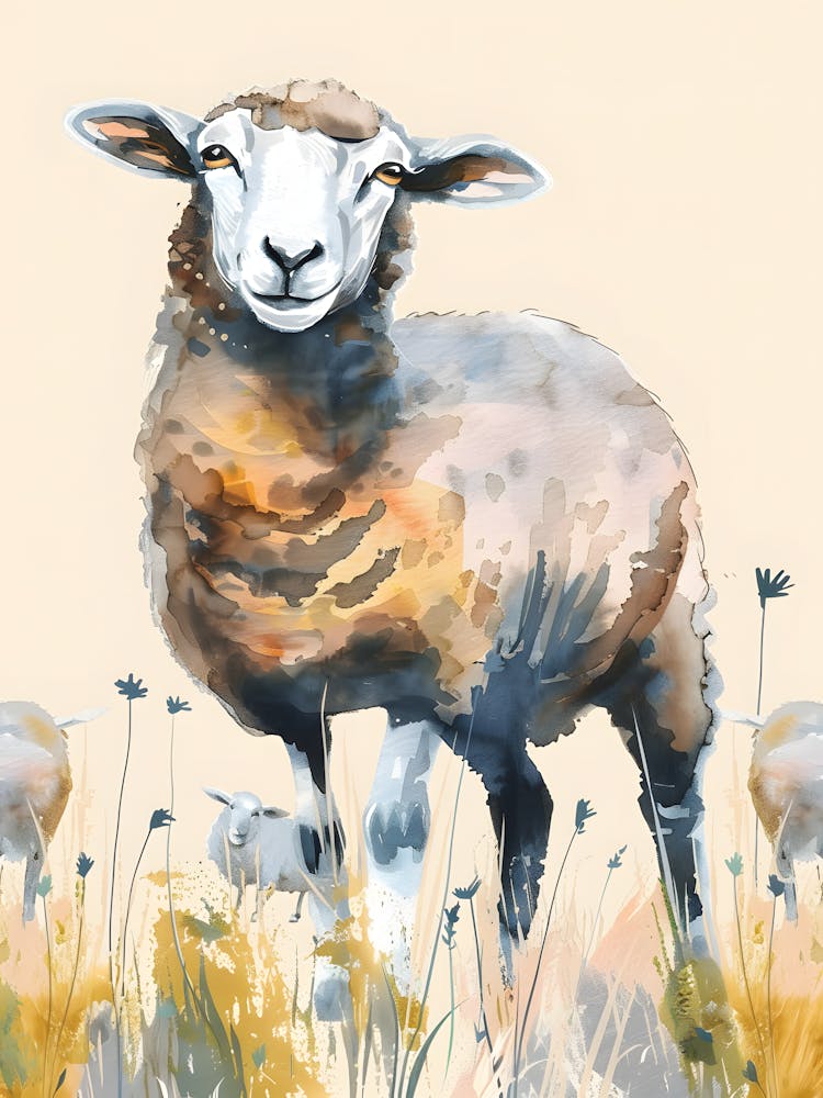 Sheep In The Field