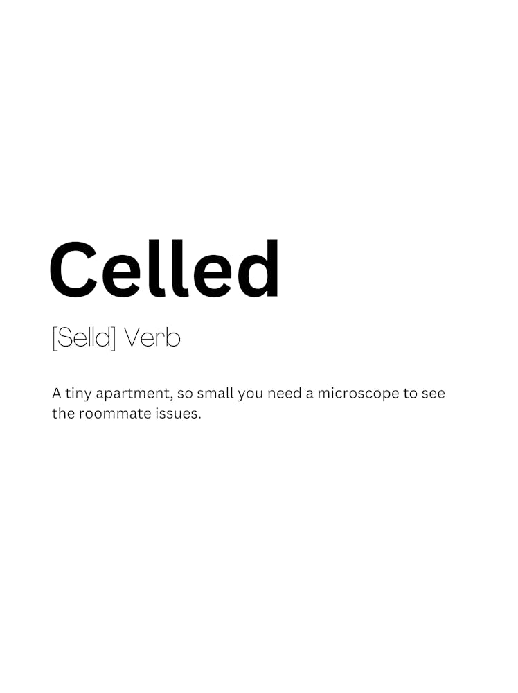 Celled Definition Meaning