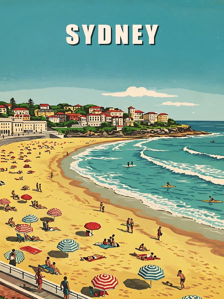 Sydney Vintage Travel Poster 27