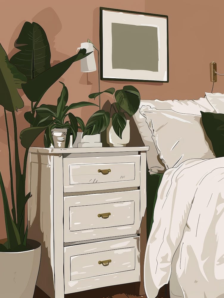 Bedroom With Plants
