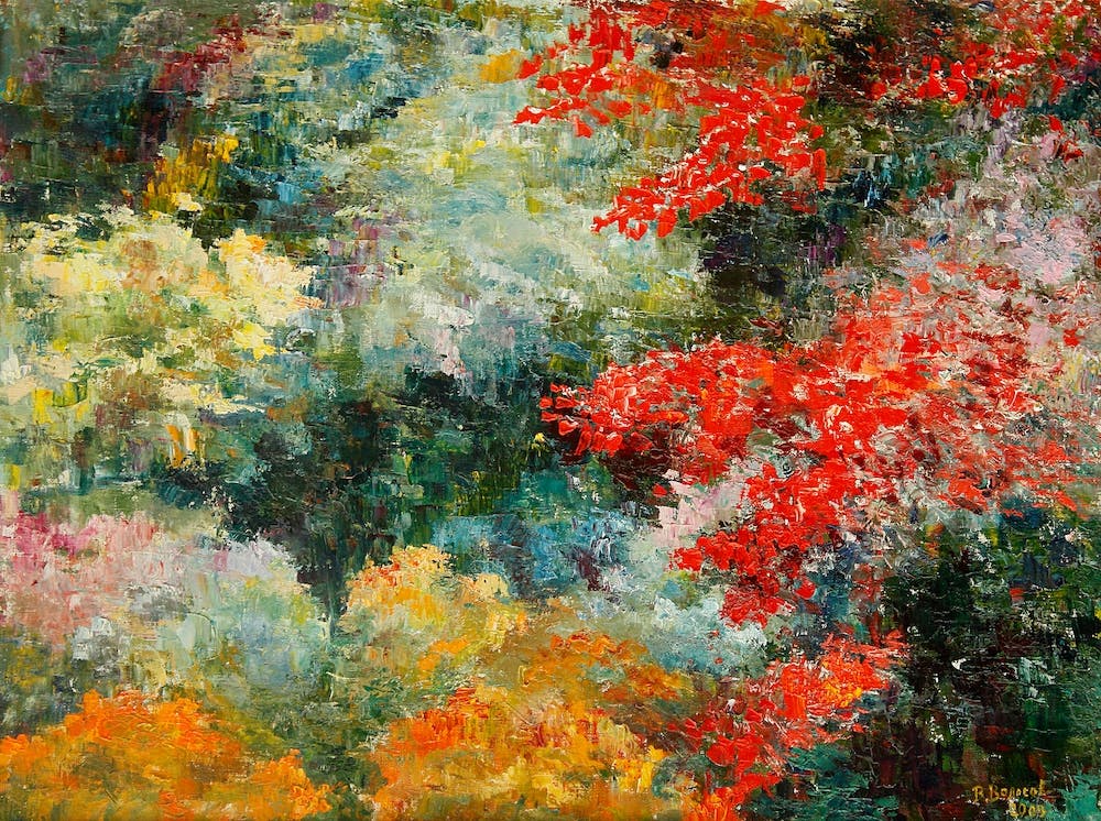 Forest Palette Canvas Print