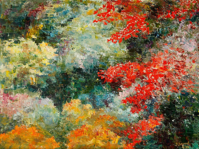 Forest Palette Canvas Print
