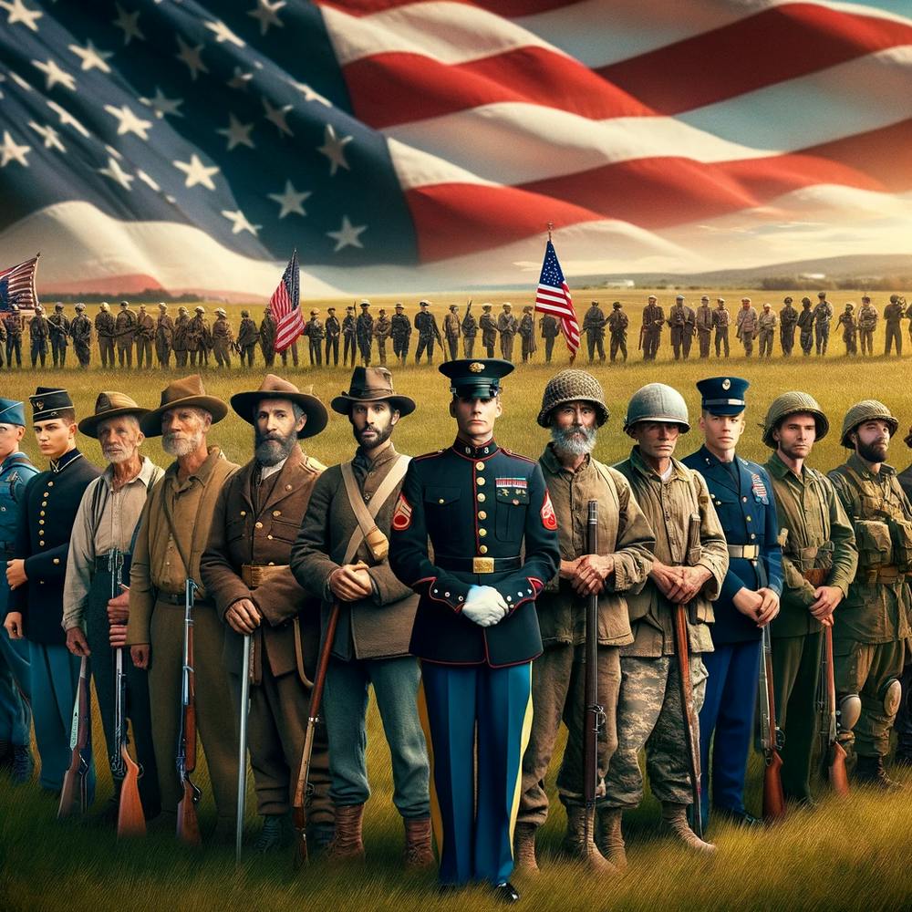 Group Of Soldiers In Uniform