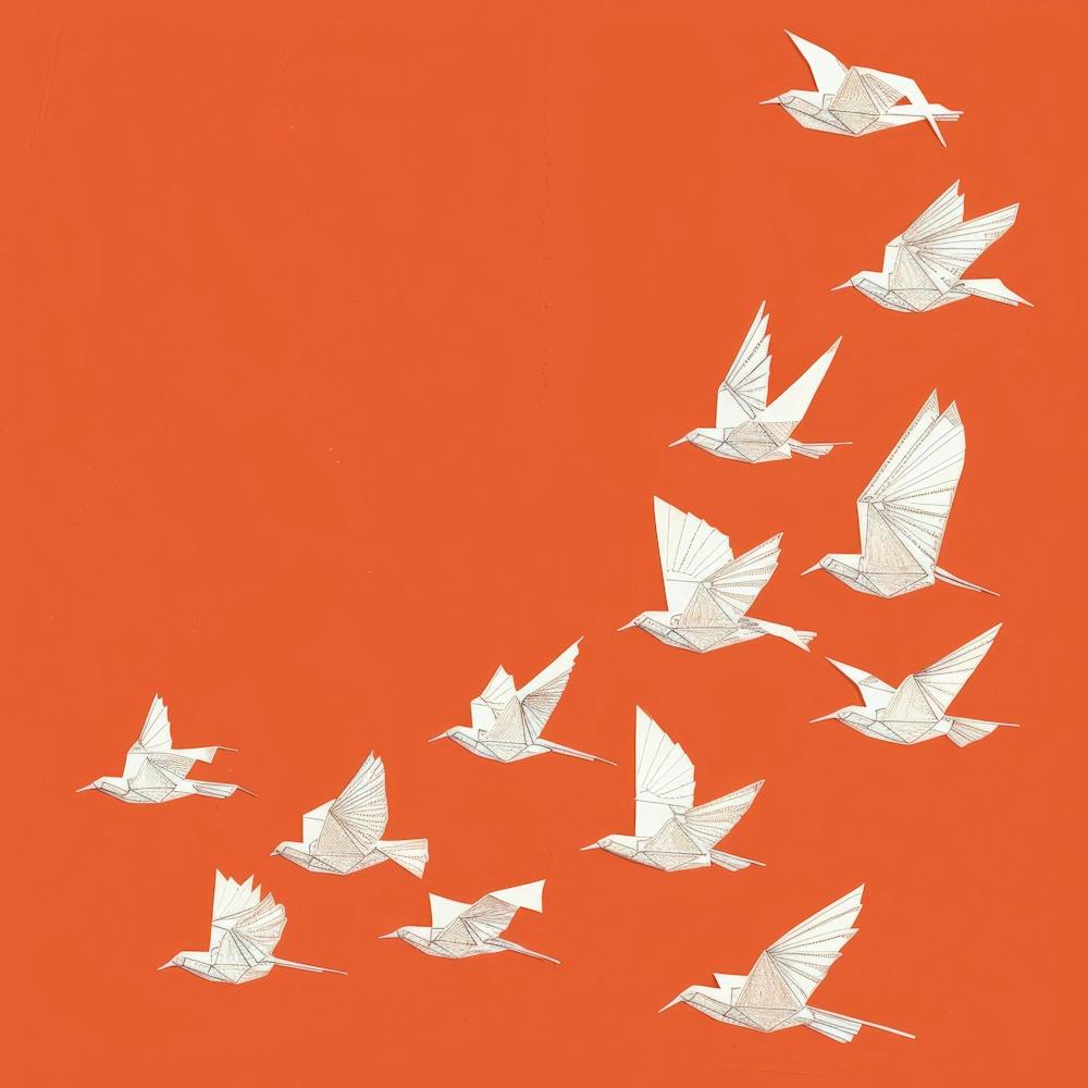 Doves In Flight 1