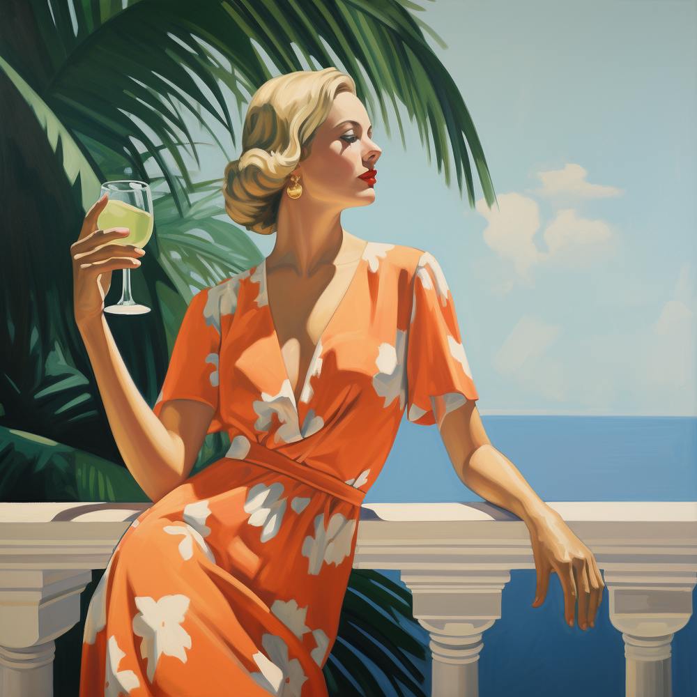 Girl With A Glass