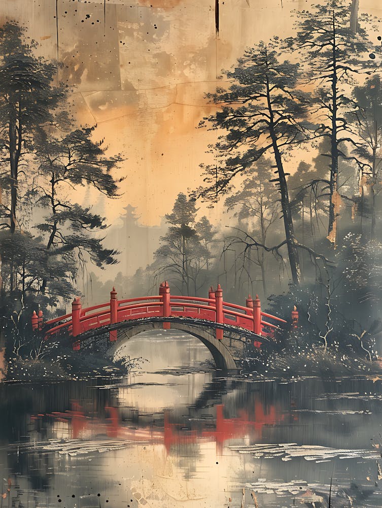 Antique Chinese Landscape Painting Art 4