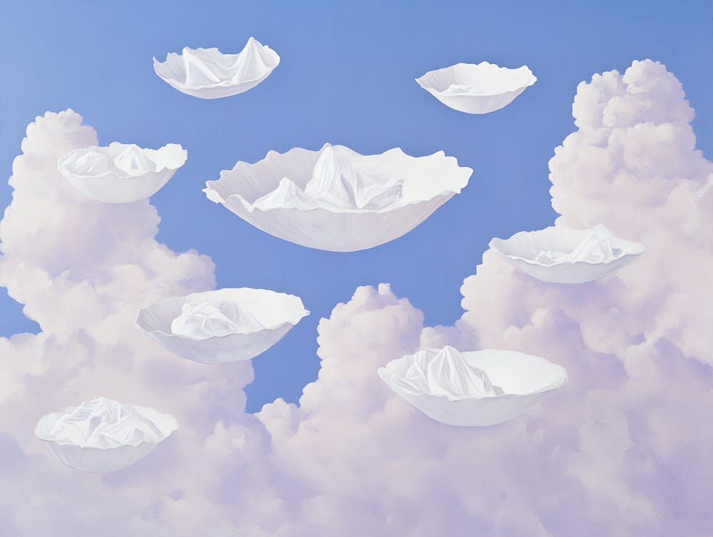 White Clouds In The Sky