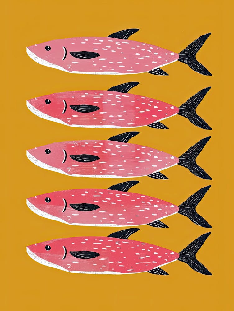 The Silent Swimmers Fish Poster