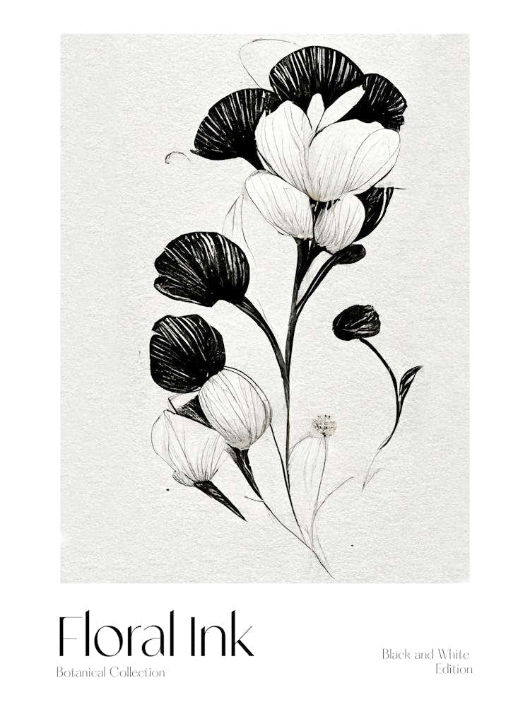 Floral Ink Botanical 5