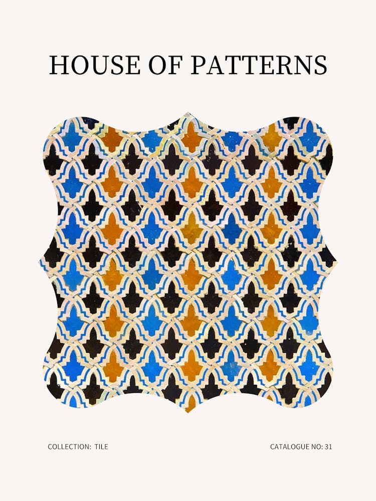 Tile Pattern Poster 32