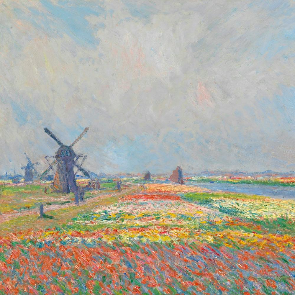 Claude Monet Tulpenvelden Vlak Bij Den Haag