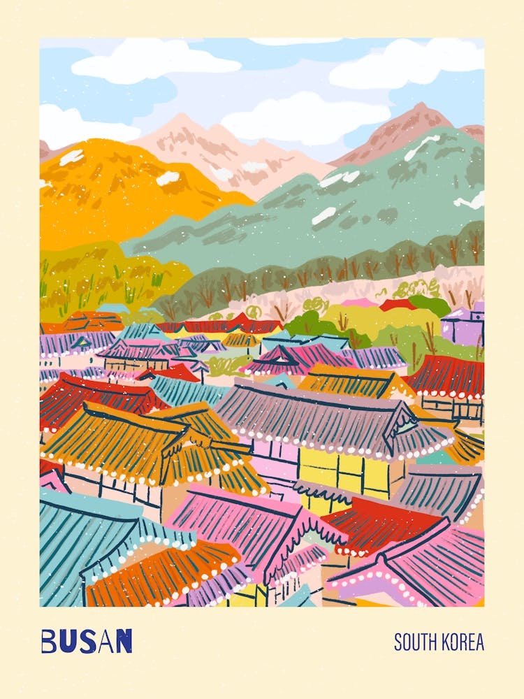 Colorful Busan South Korea Travel Inspired