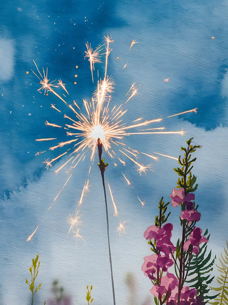 Sparklers In The Sky