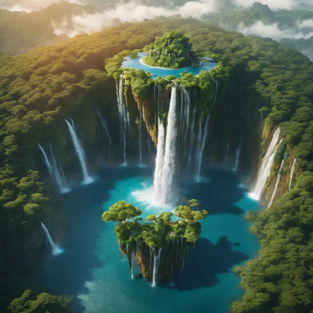 Waterfall In The Forest