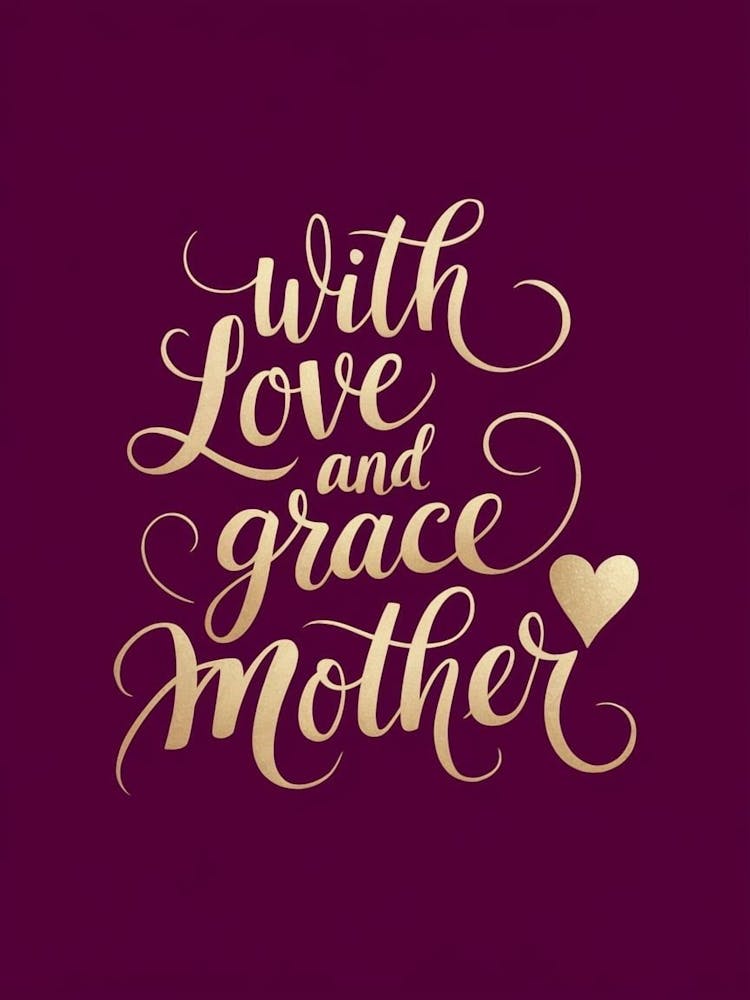 With Love And Grace Mother