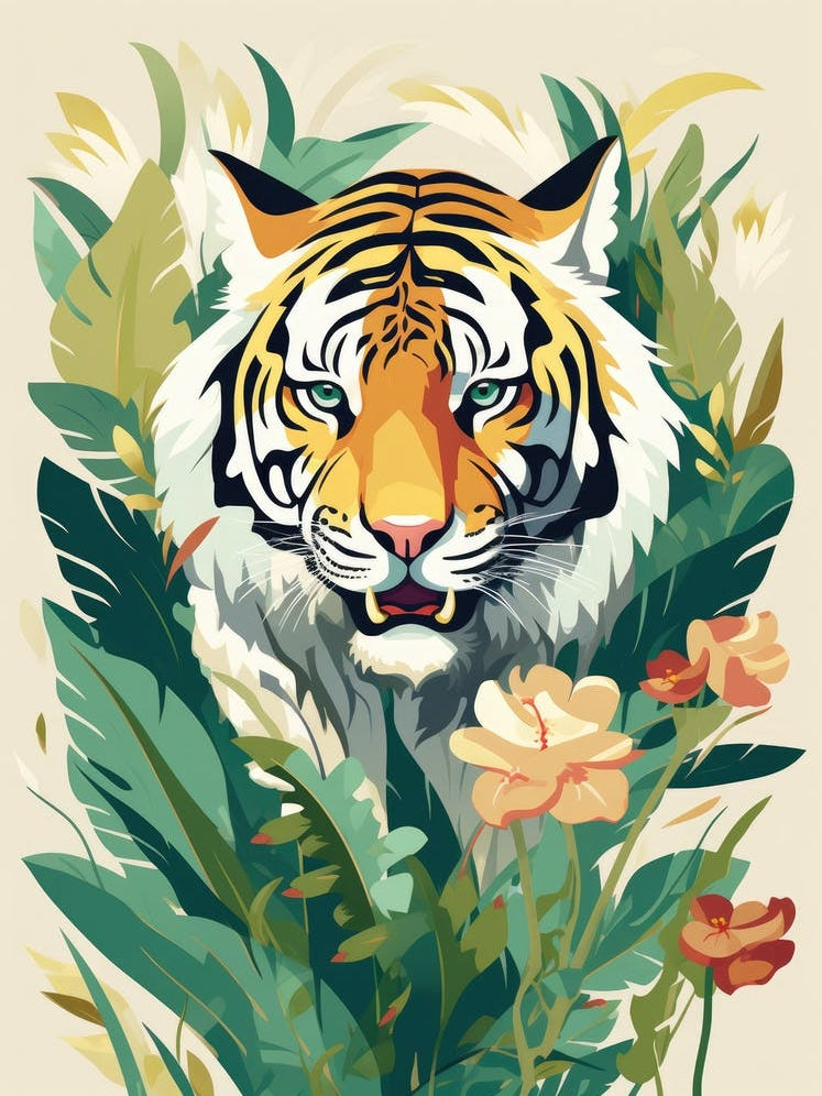 Tiger In The Jungle 39